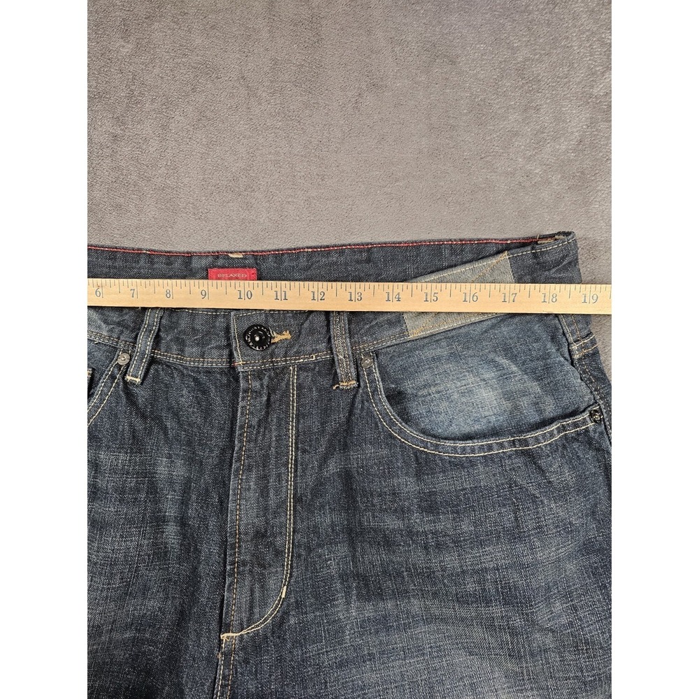 Sean John Relaxed Hamilton Denim Shorts Mens 38 Blue 100%‎ Cotton Classic Fit - Picture 8 of 10